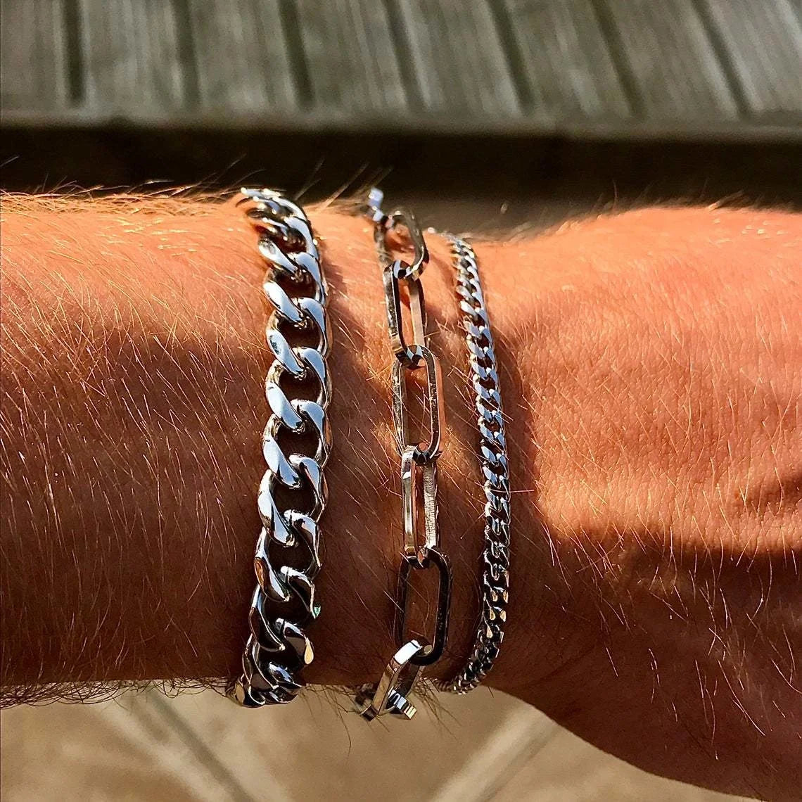 Stainless Steel Cuban Link Bracelet – Mens & Womens Unisex Jewelry