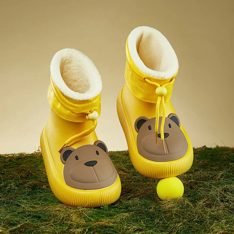 Children Cartoon Rain Boots Waterproof Non-Slip Rubber Shoes