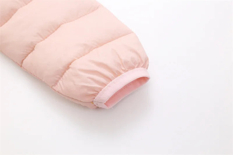 2025 Kids Hooded Cotton Jacket – Boys & Girls Winter Thick Warm Zipper Coat 2-6Y