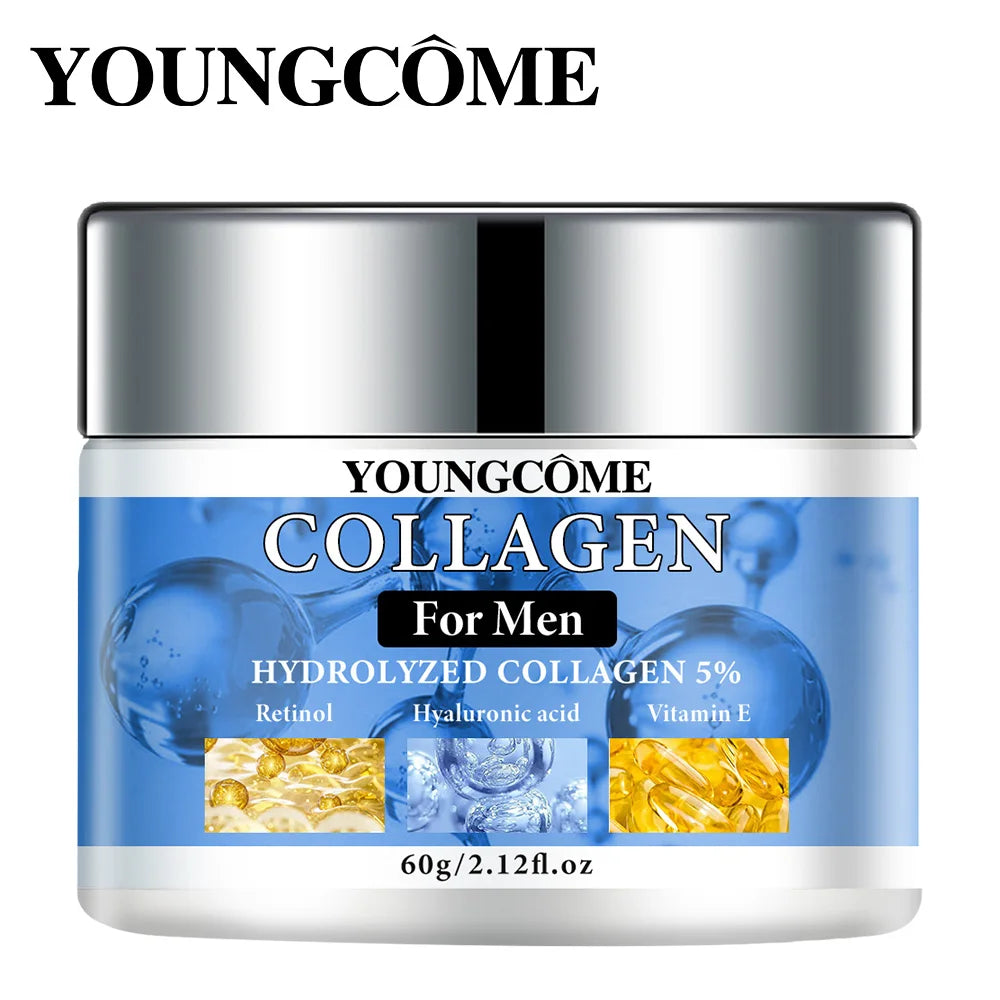 Men’s Retinol Collagen Firming & Moisturizing Cream – Anti-Wrinkle, Anti-Aging, Hydrating & Firming Facial Skincare for Men