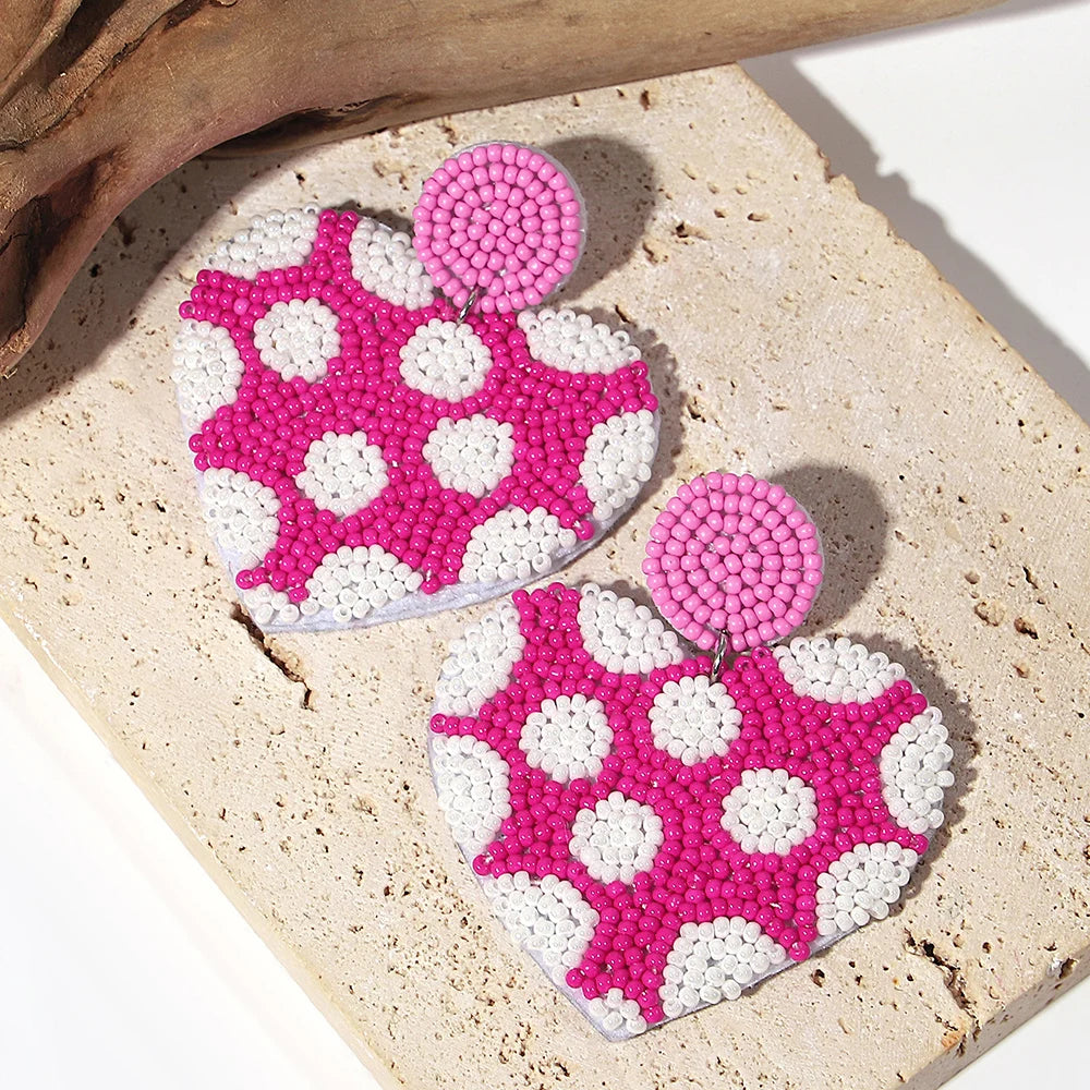 Bohemian Starfish Lobster Conch Earrings – Handmade Summer Beach Jewelry