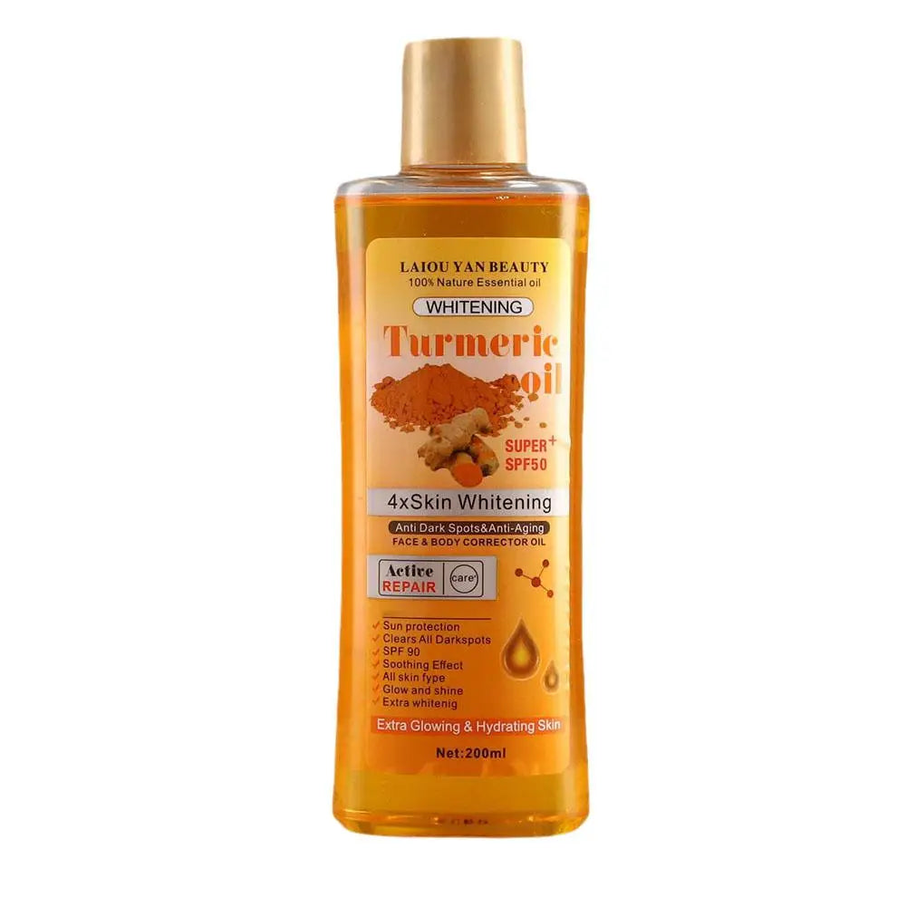 Turmeric & Ginger Essential Oil (200ml) – Deep Hydration, Nourishing & Smoothing Face & Skin Care