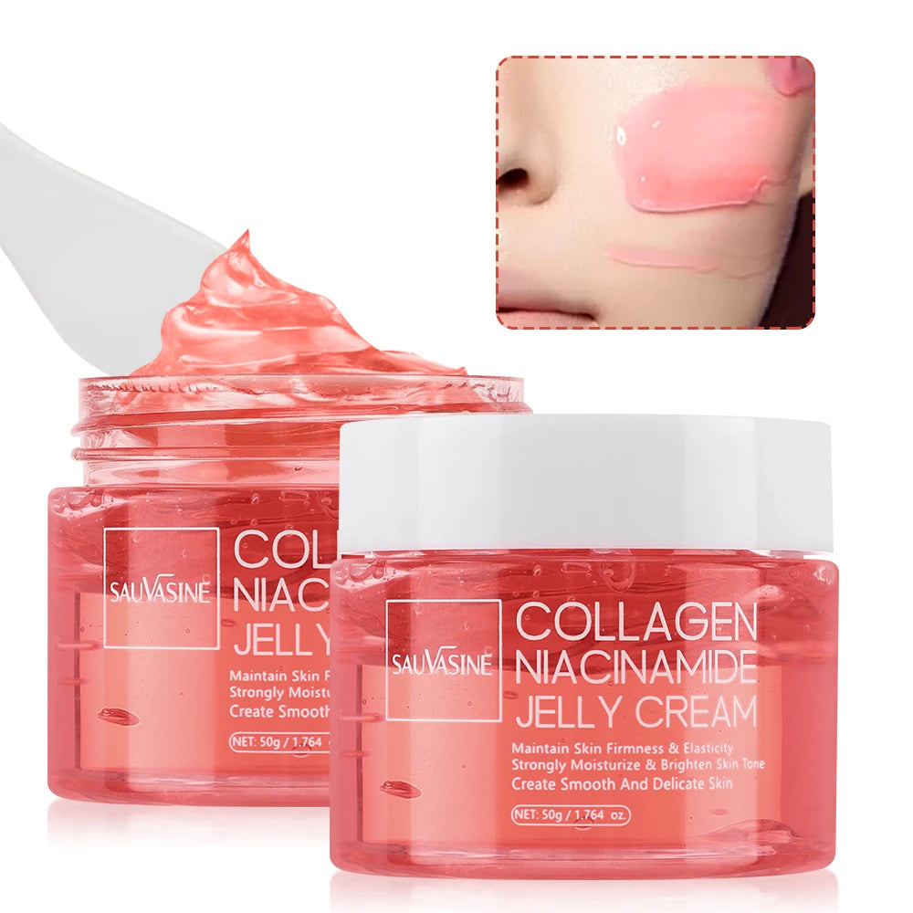 Collagen Jelly Cream – Niacinamide & Hydrolyzed Collagen Moisturizer for Revitalized Skin