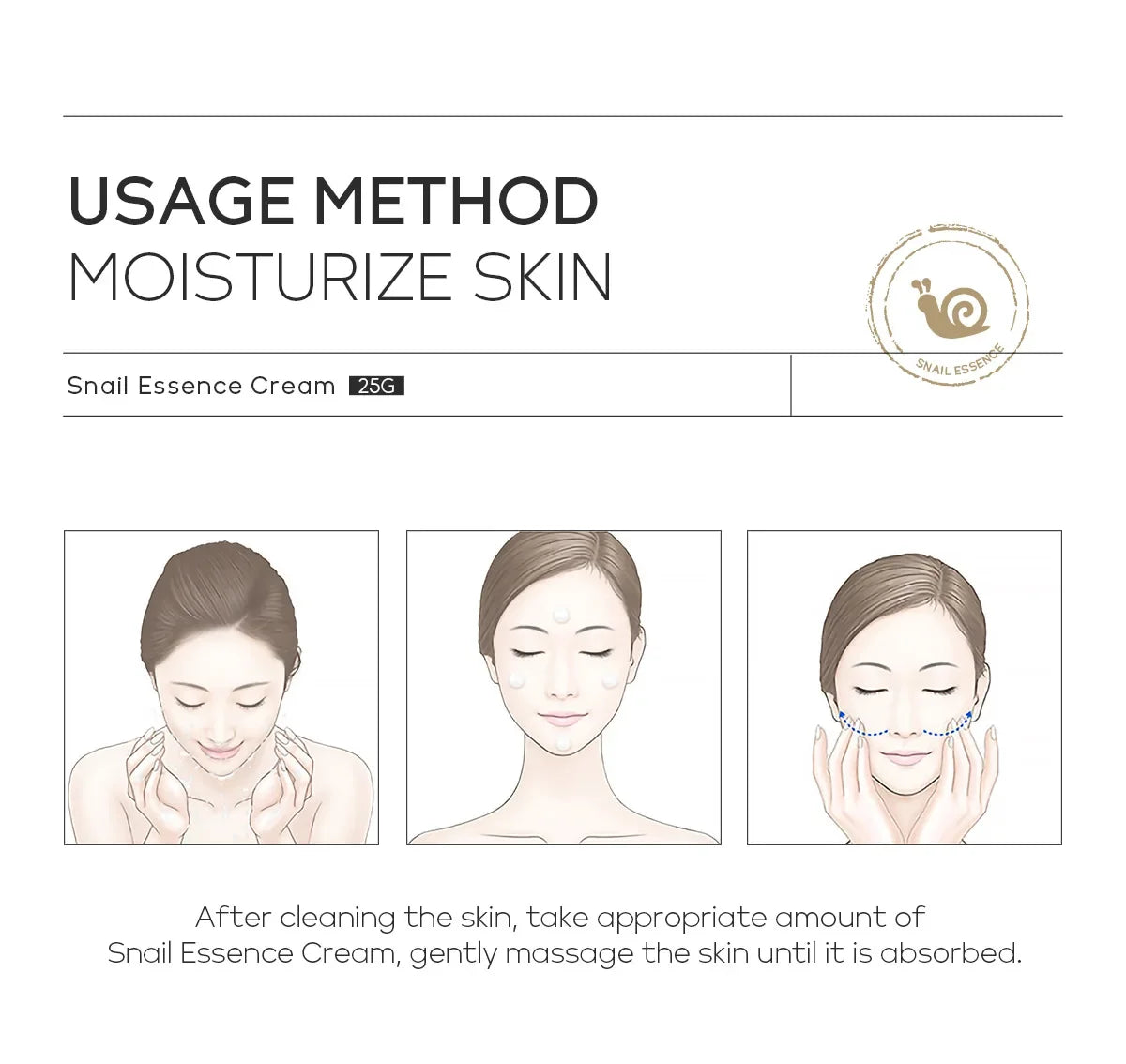 Snail Anti-Aging Cream – Collagen Moisturizing & Repair | Lifting, Firming, Smoothing, Brightening & Whitening Day Cream | Skincare