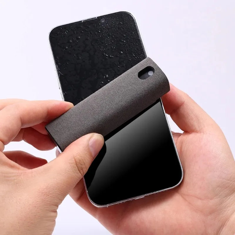 Microfiber Screen Cleaner Spray Bottle – Portable Press-Type Tool for Phone, Tablet & Laptop Screens (Empty, No Liquid)