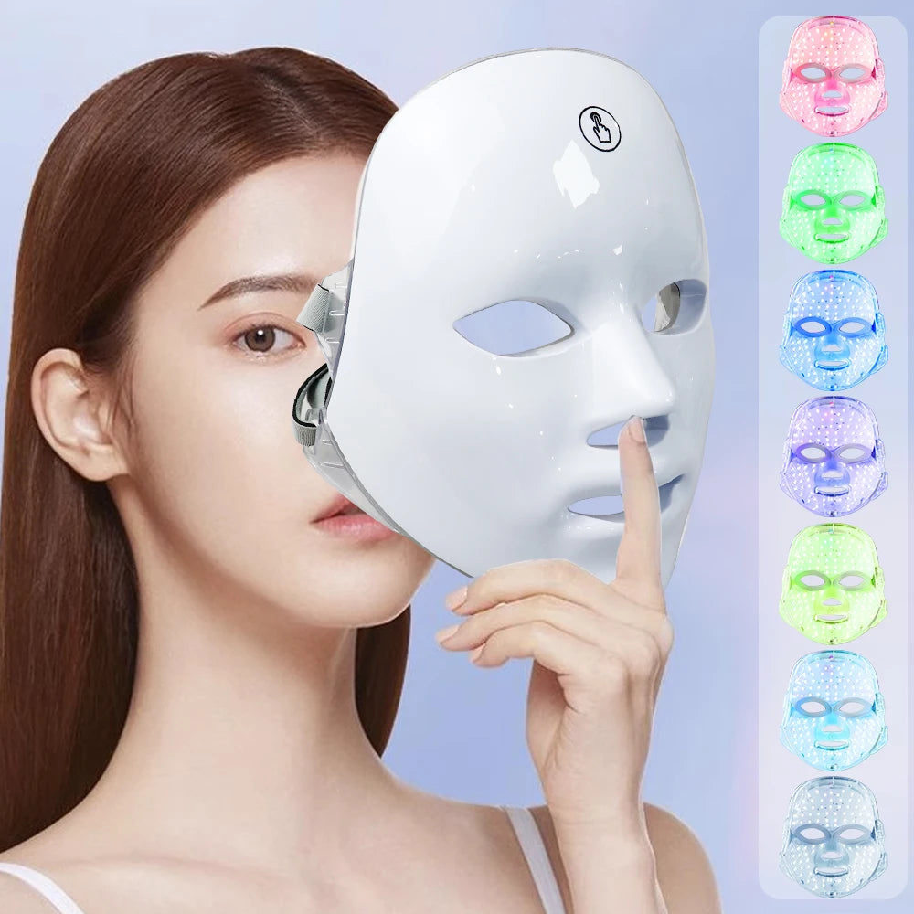 LED Face & Neck Beauty Machine – Skin Care Massager for Tightening, Lifting & Rejuvenation