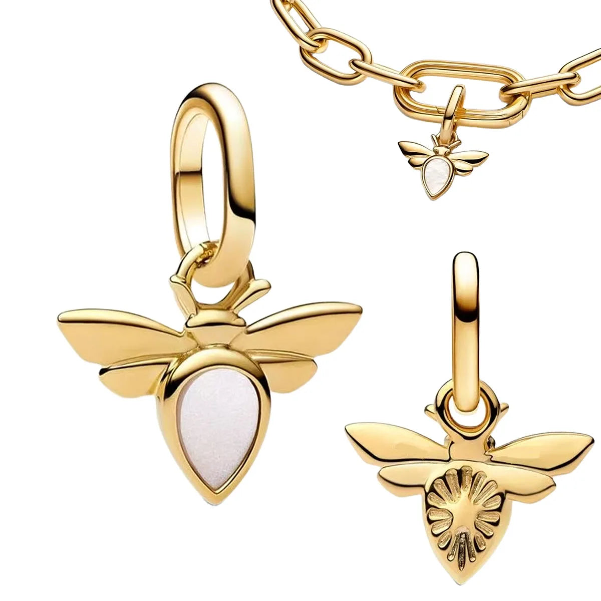 Gold Charms 925 Sterling Silver Beads – Starfish, Octopus & Shell Earrings for Women’s DIY Jewelry