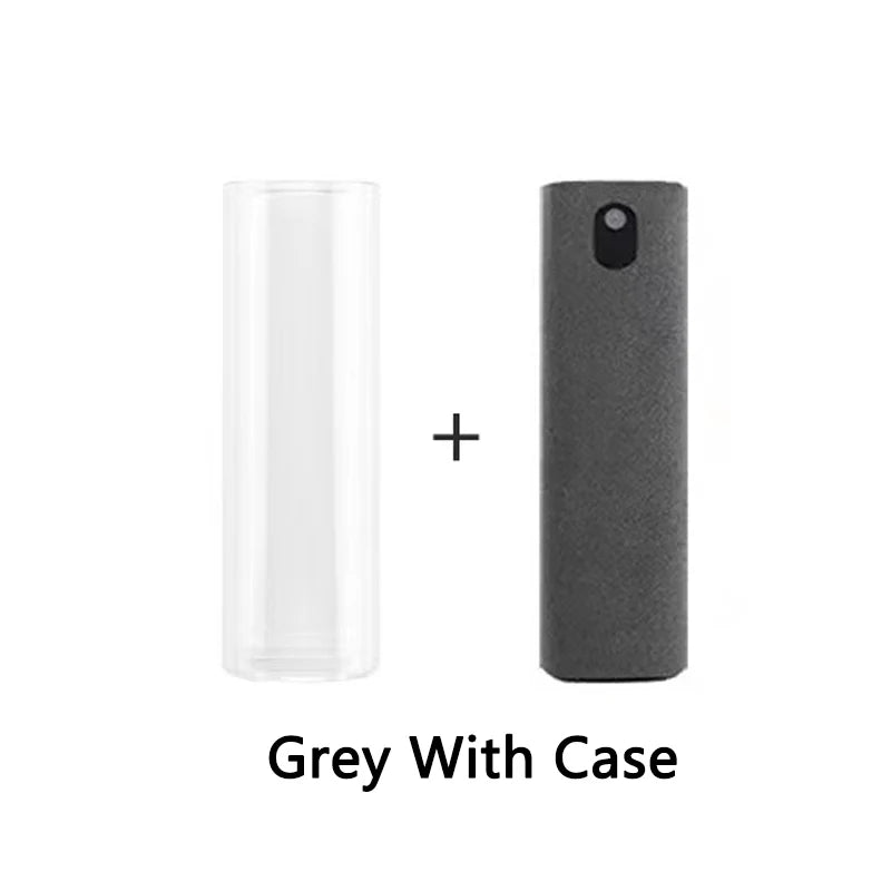 2-in-1 Screen Cleaner Spray Bottle with Microfiber Cloth – Cleaning Tool for Phone, Tablet, Laptop & PC
