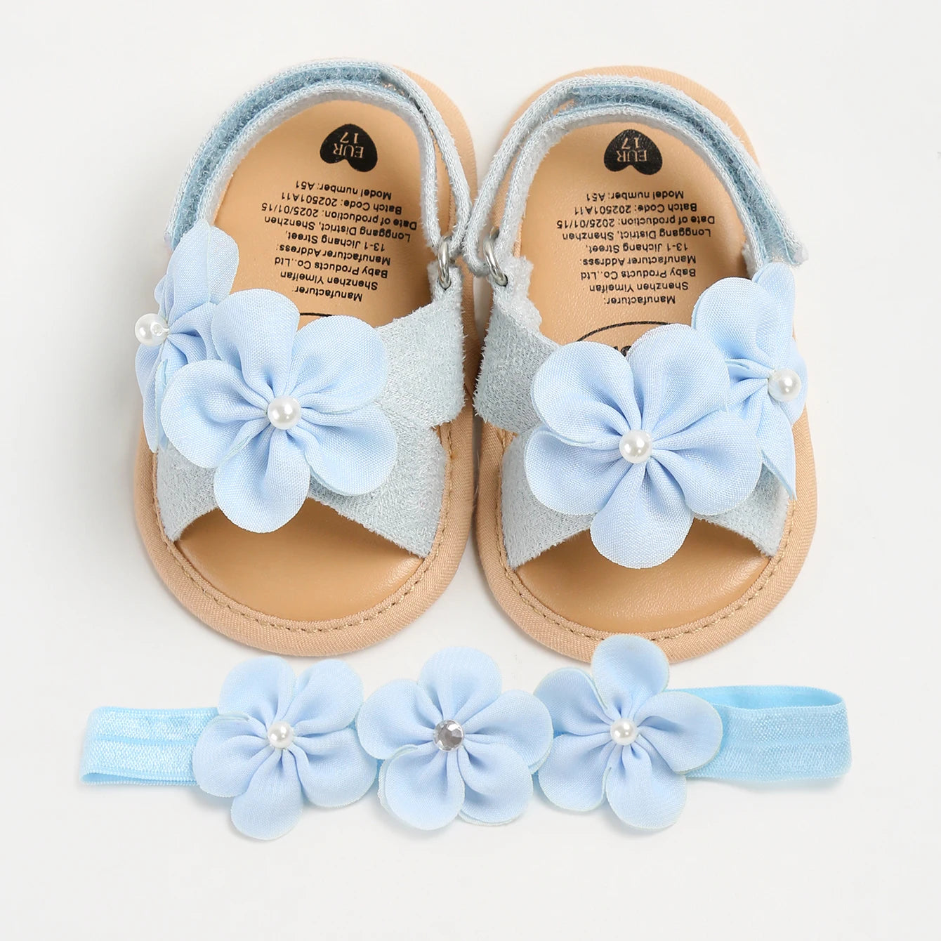 Baby Girl Summer Sandals – Outdoor Soft First Walker Shoes