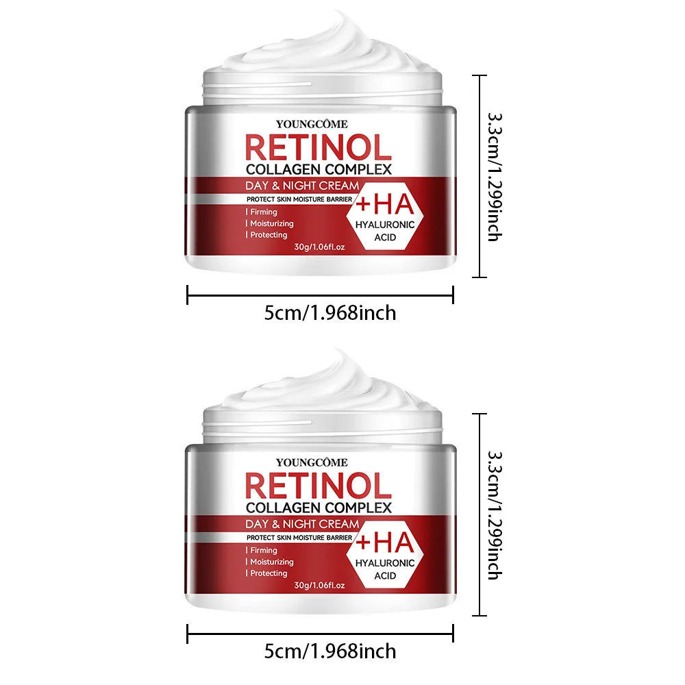 Retinol Collagen Moisturizing Cream – Deep Hydration & Skin Repair, Anti-Aging Face Cream for Dry & Mature Skin