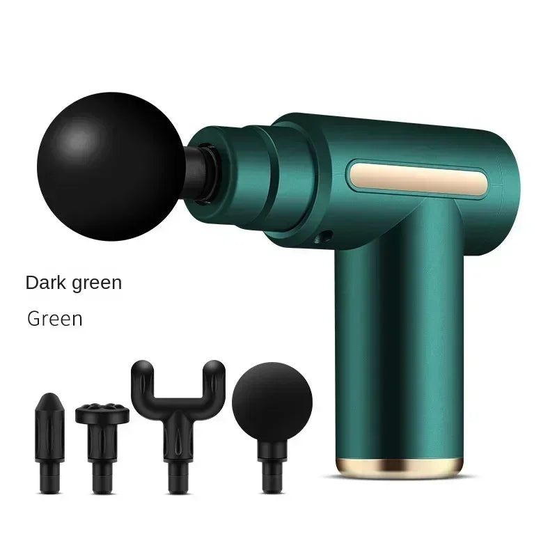 USB Mini Fascia Massage Gun – Portable Muscle Relaxation Vibrating Massager for Neck, Shoulder & Fitness Recovery