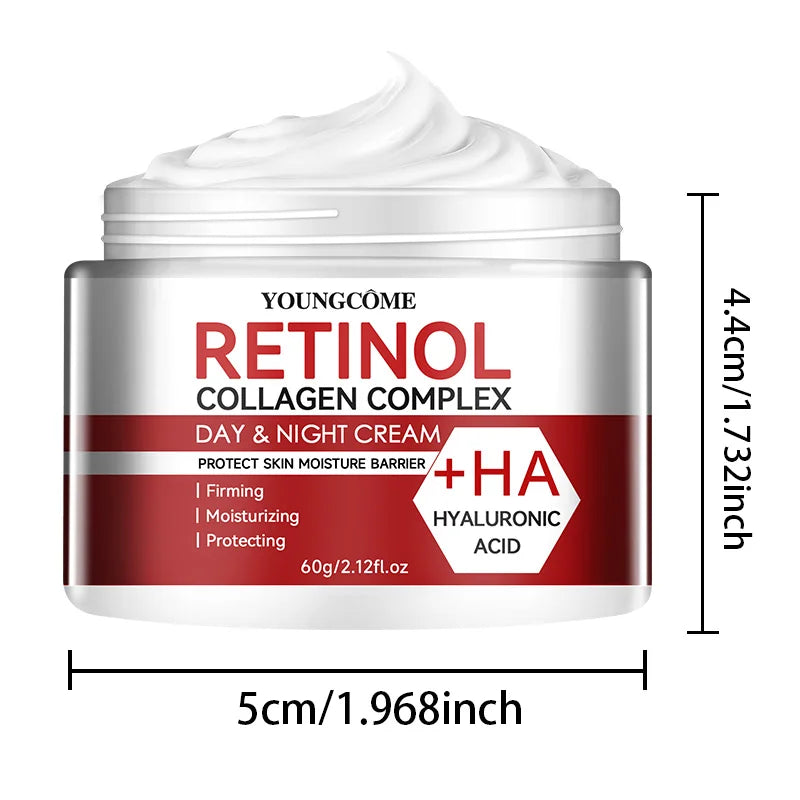 Retinol Collagen Moisturizing Cream – Deep Hydration & Skin Repair, Anti-Aging Face Cream for Dry & Mature Skin