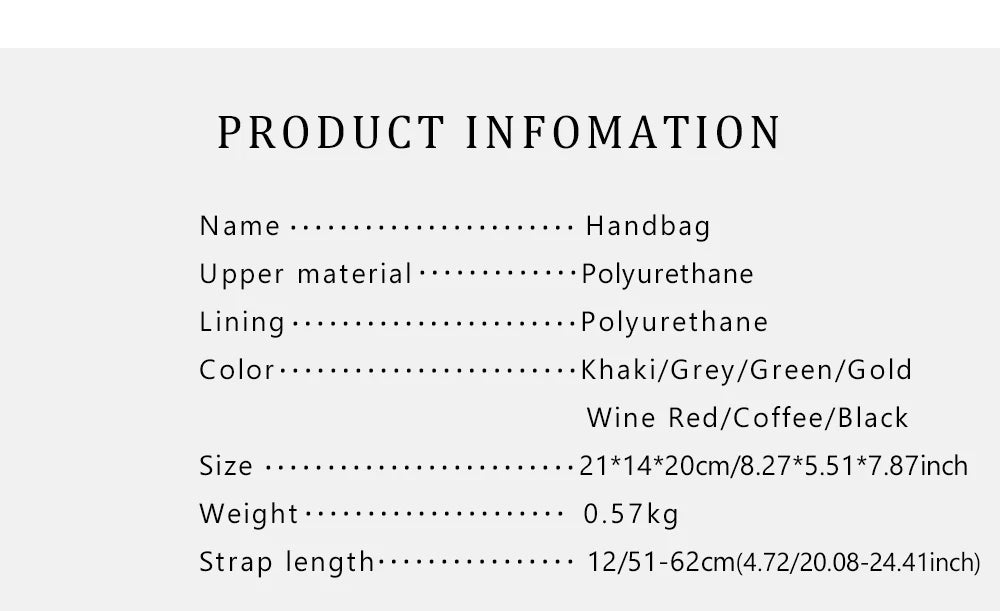CHCH Women’s Steel Embossed Handheld Tote Bag – Mother’s Shopping Bag