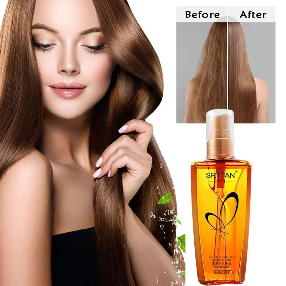 Argan Oil Hair Serum – Anti-Frizz, Split-End Repair & Glossy Shine