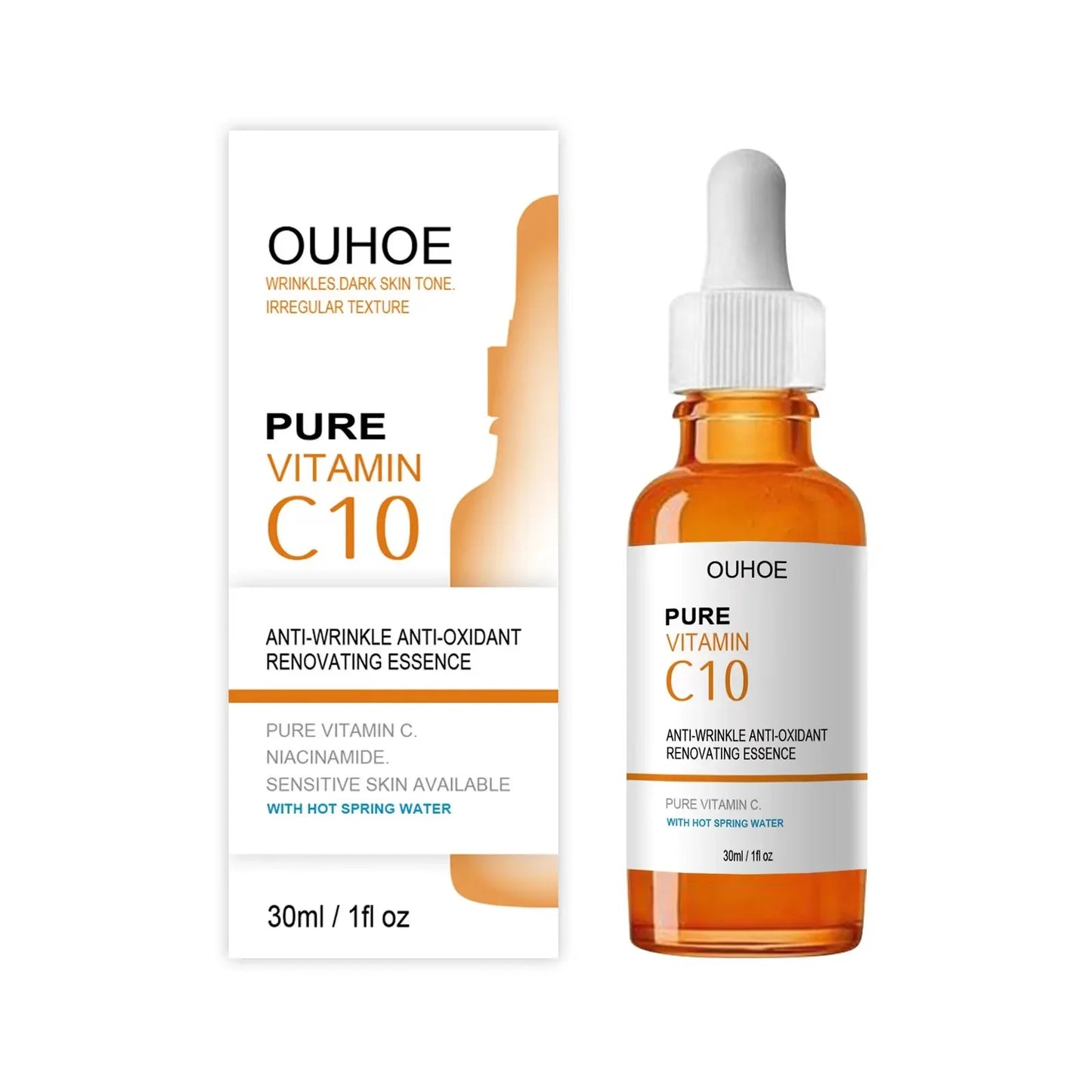 Vitamin C Face Serum – Anti-Aging Wrinkle Remover, Lifting & Brightening Essence