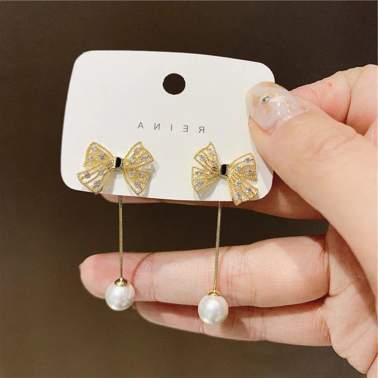 Rectangular Zircon Earrings – Elegant Women’s Wedding Jewelry