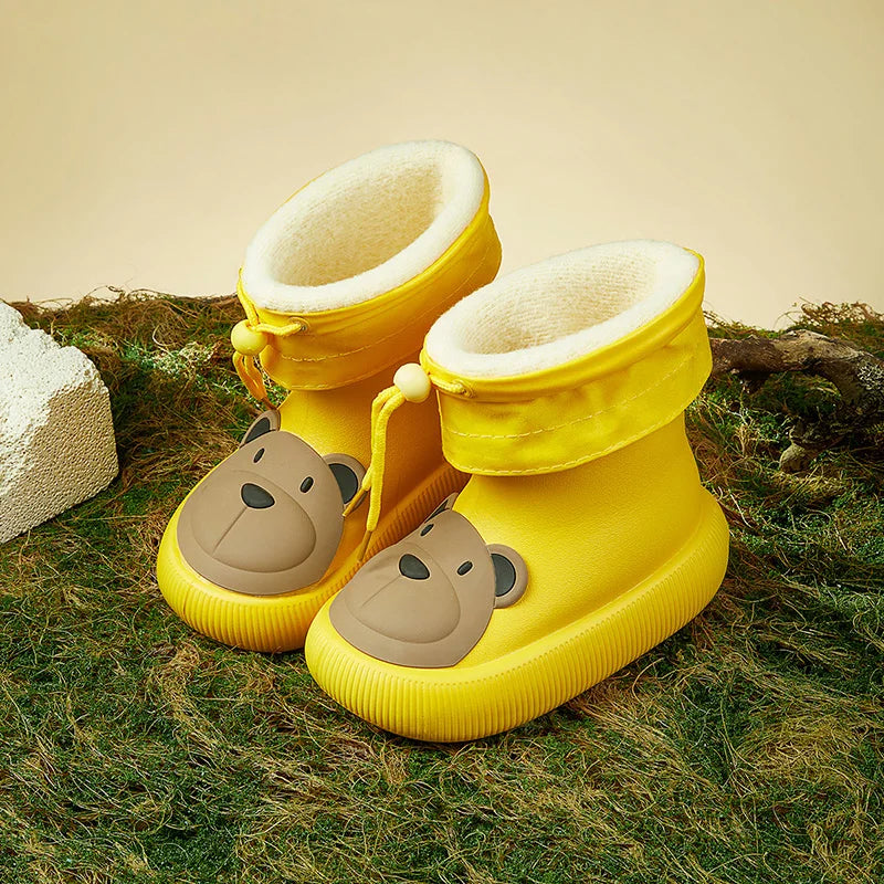 Children Cartoon Rain Boots Waterproof Non-Slip Rubber Shoes