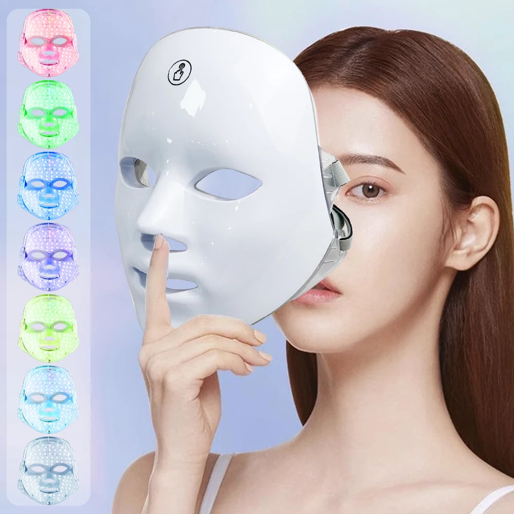 LED Face & Neck Beauty Machine – Skin Care Massager for Tightening, Lifting & Rejuvenation