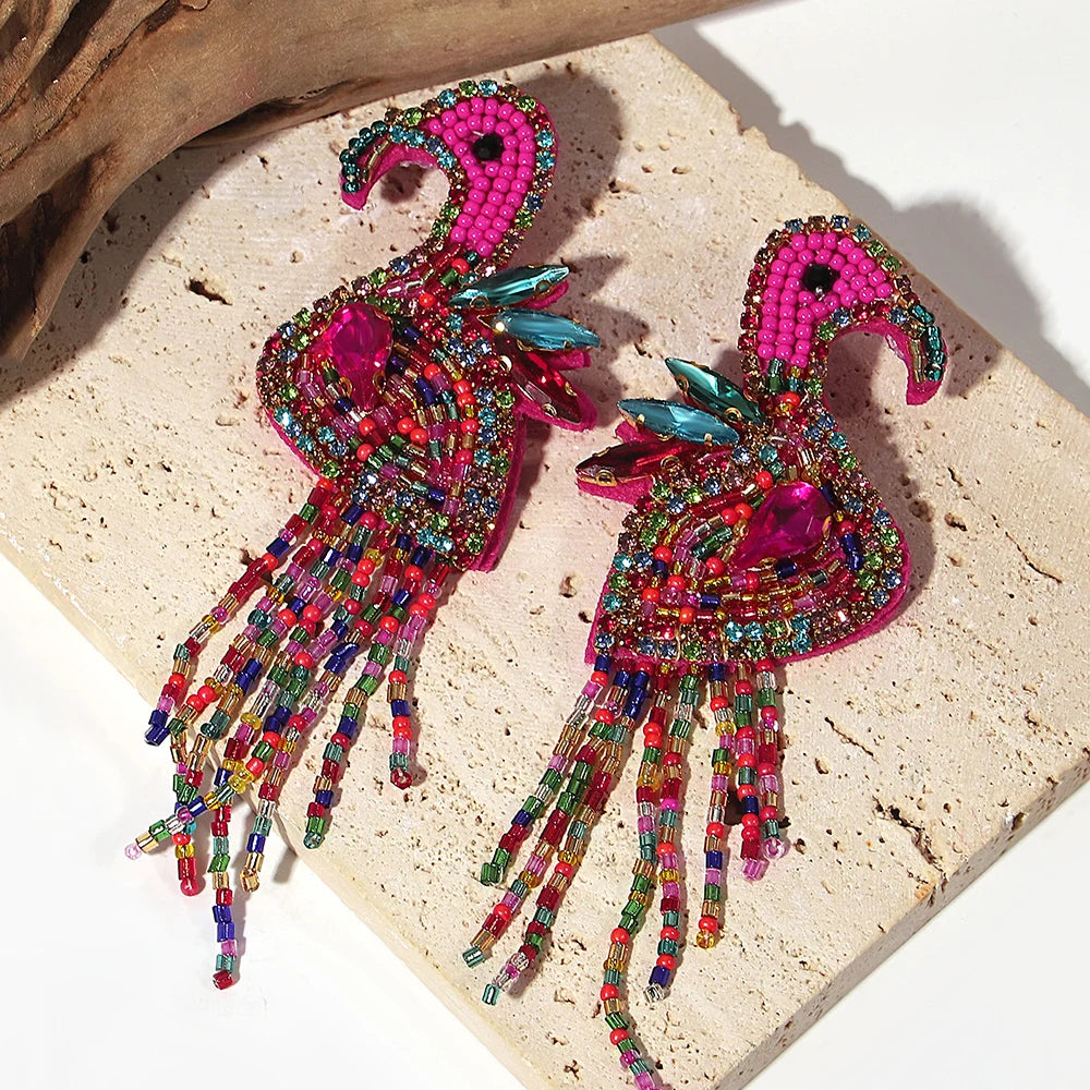 Bohemian Starfish Lobster Conch Earrings – Handmade Summer Beach Jewelry