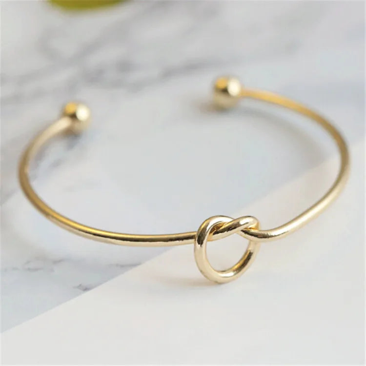 Vintage Woven Twist Stainless Steel Bracelets – Men's & Women's Goth Streetwear Jewelry
