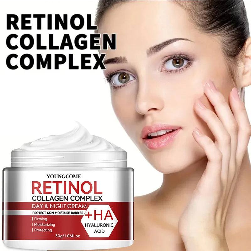 Retinol Collagen Moisturizing Cream – Deep Hydration & Skin Repair, Anti-Aging Face Cream for Dry & Mature Skin