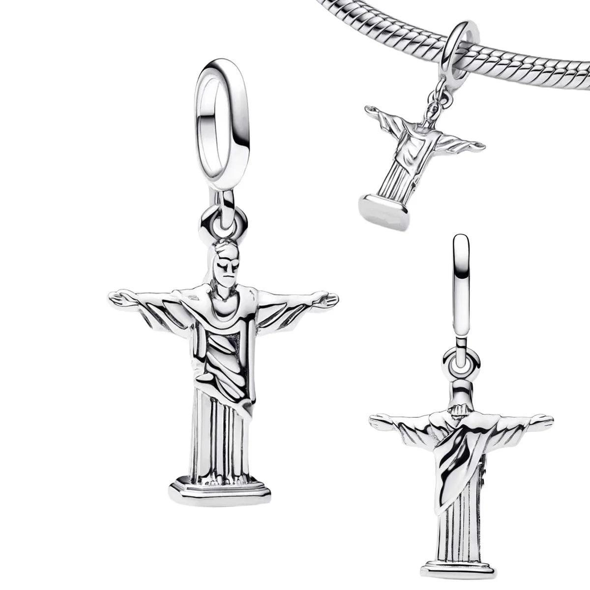 Gold Charms 925 Sterling Silver Beads – Starfish, Octopus & Shell Earrings for Women’s DIY Jewelry