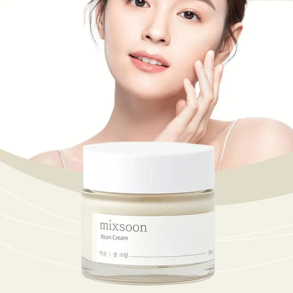 50ML High-End Korean Facial Serum – Mixsoon Soybean Essence, Skin Repair, Anti-Aging, Fade Dark Spots, Exfoliating & Nourishing Skincare