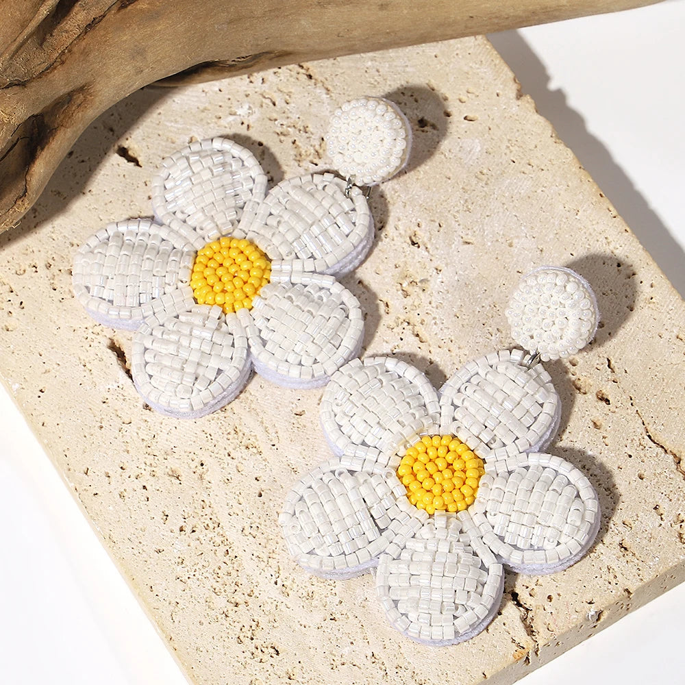Bohemian Starfish Lobster Conch Earrings – Handmade Summer Beach Jewelry