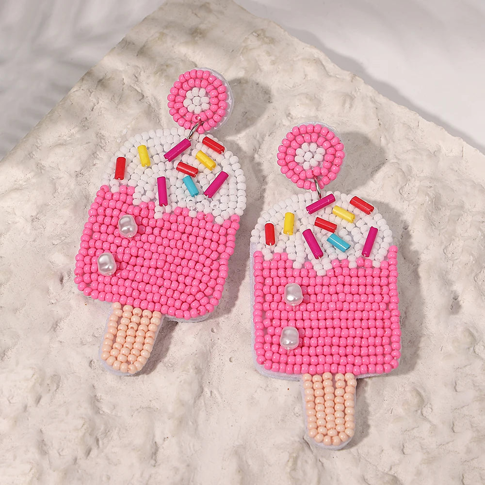 Bohemian Starfish Lobster Conch Earrings – Handmade Summer Beach Jewelry