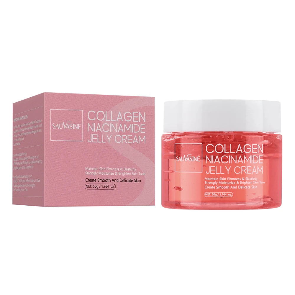 Collagen Jelly Cream – Niacinamide & Hydrolyzed Collagen Moisturizer for Revitalized Skin