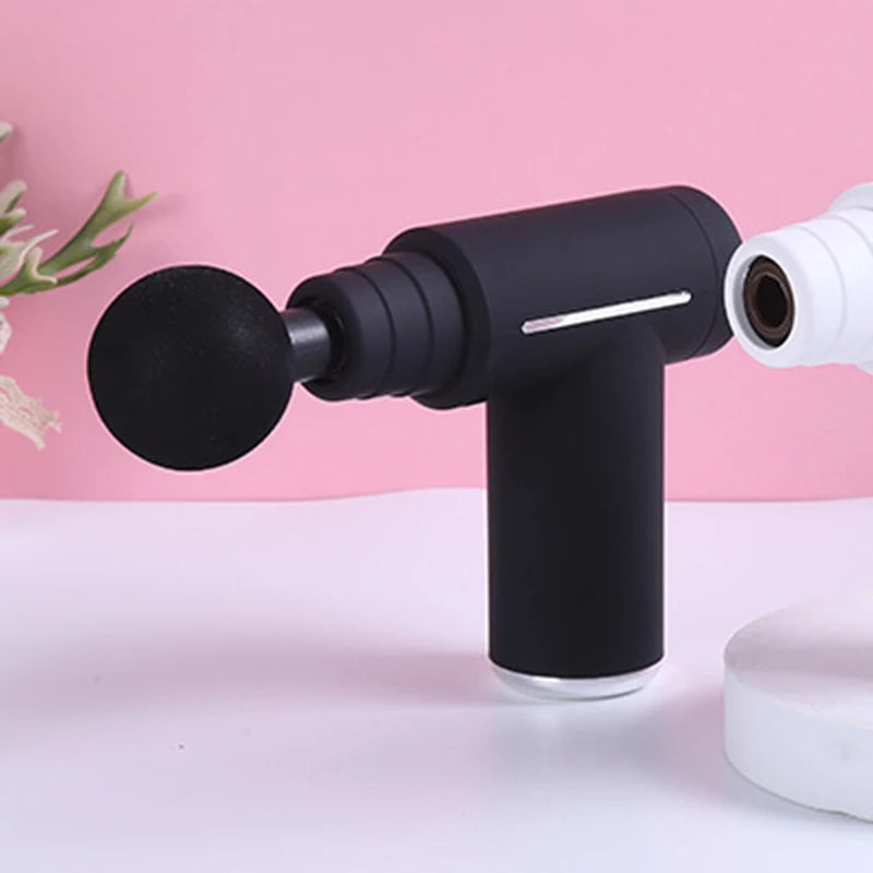 Professional Muscle Massage Gun – Intelligent Fitness Massager with Hot & Cold Compress & 6 Interchangeable Heads for Deep Muscle Relaxation & Recovery