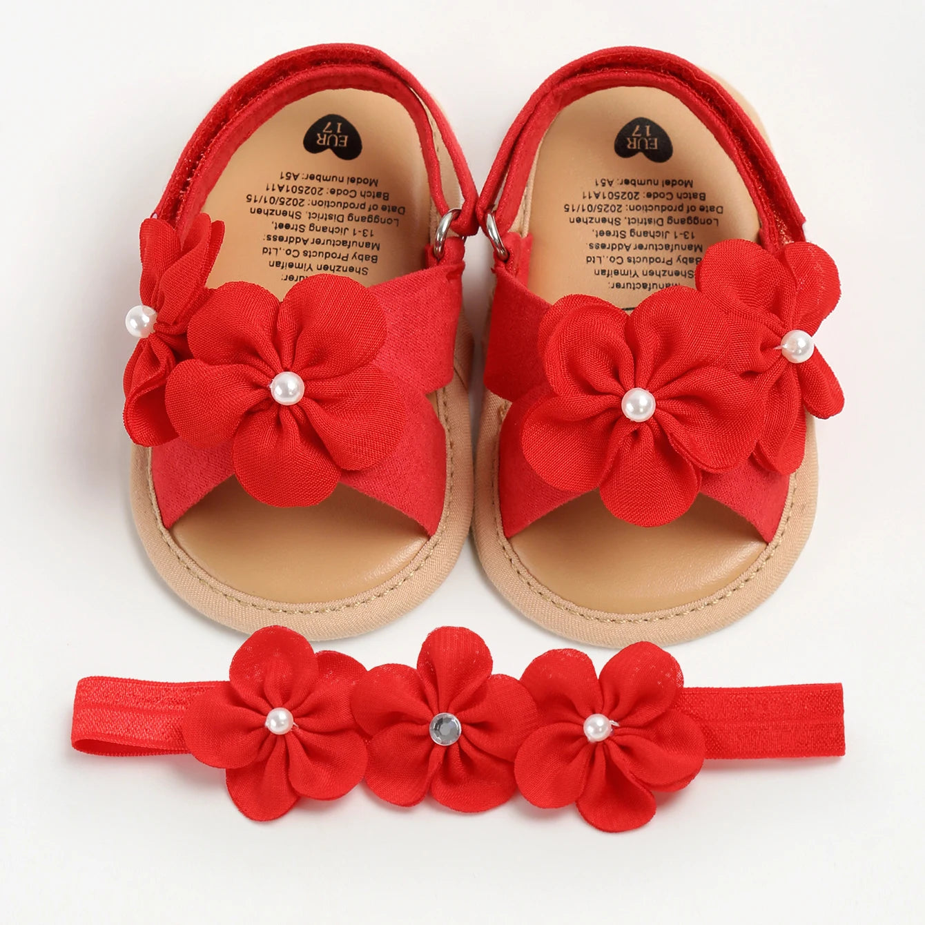 Baby Girl Summer Sandals – Outdoor Soft First Walker Shoes