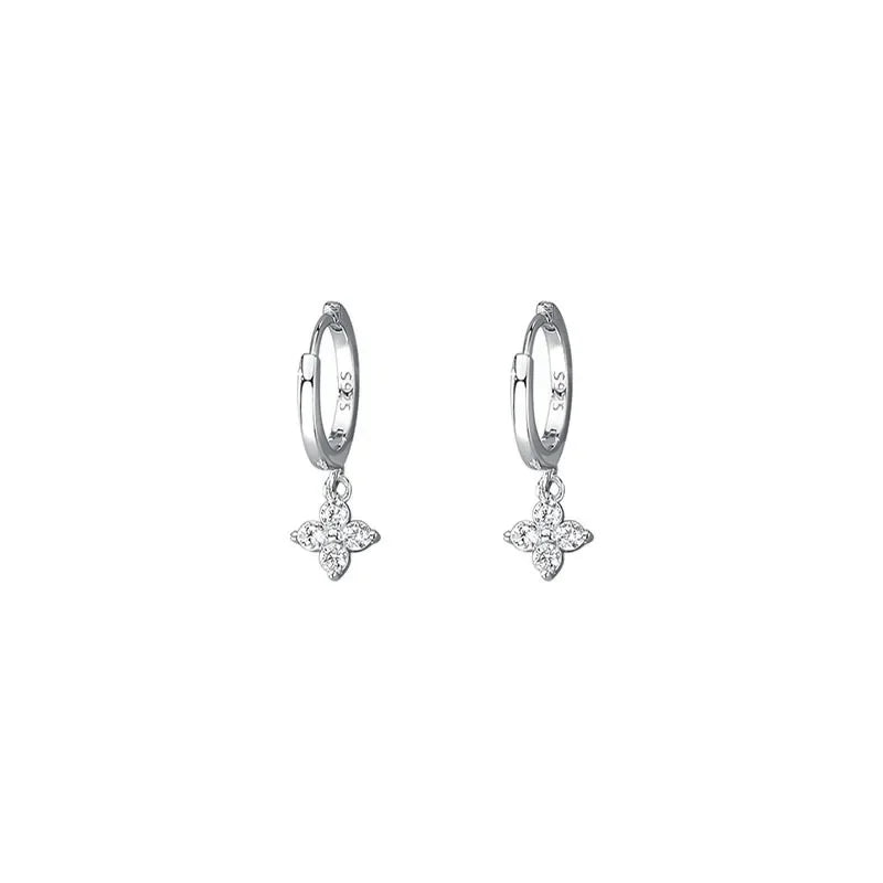 925 Sterling Silver Leaf Earrings – Hypoallergenic Party Jewelry for Women