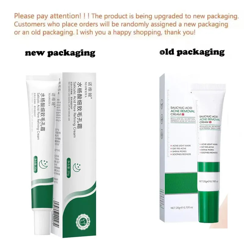 20g Salicylic Acid Pore Minimizing Cream – Blackhead Removal, Large Pore Reduction, Skin Smoothing & Repairing Face Cream | Skincare