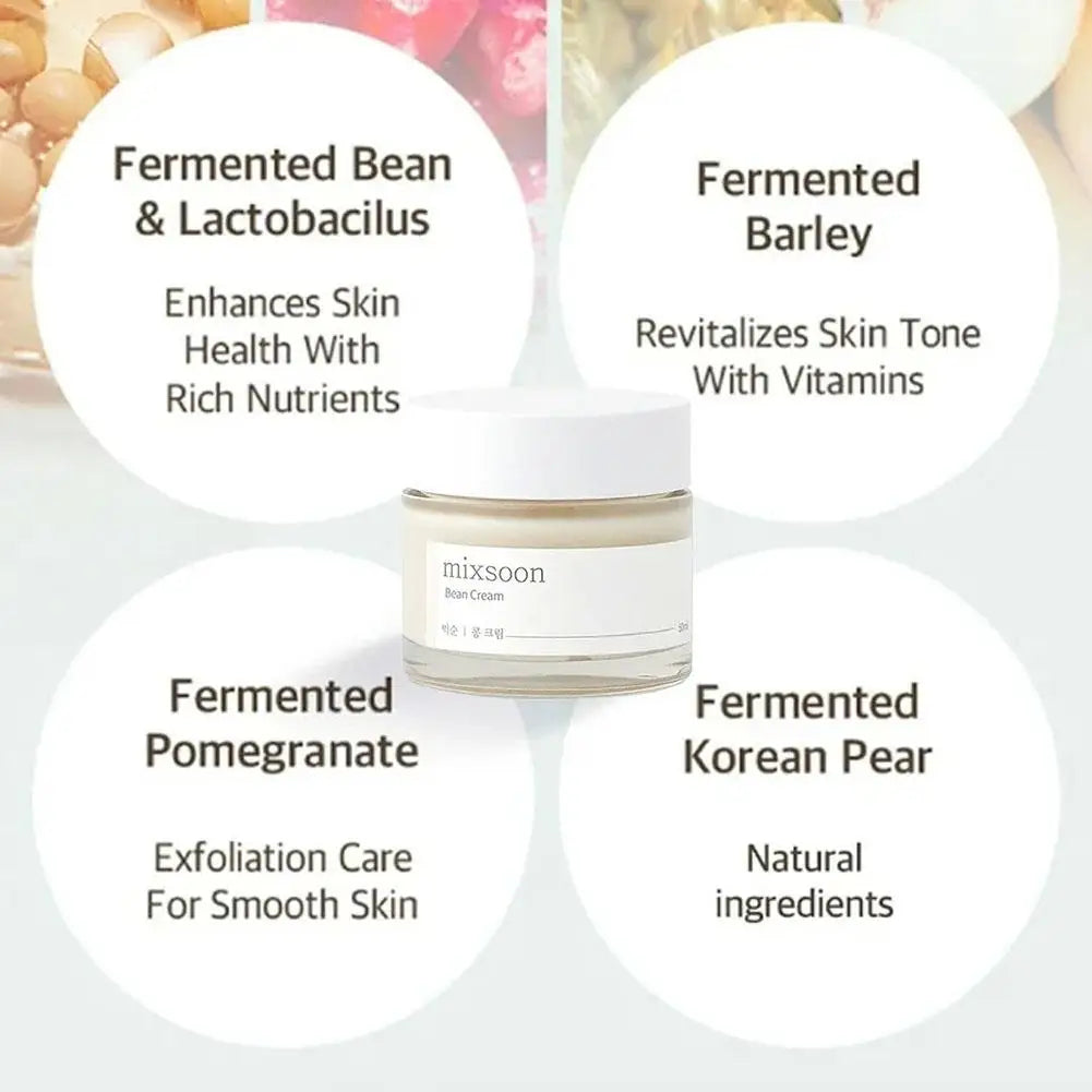 50ML High-End Korean Facial Serum – Mixsoon Soybean Essence, Skin Repair, Anti-Aging, Fade Dark Spots, Exfoliating & Nourishing Skincare