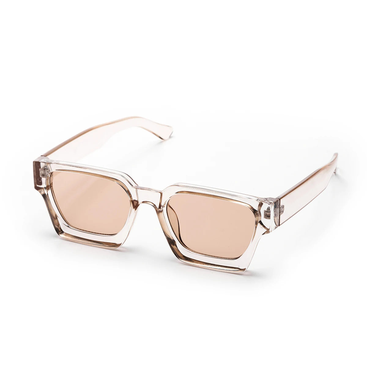Ruiao 2025 Luxury Premium Black Designer Square Sunglasses – Unisex for Men & Women