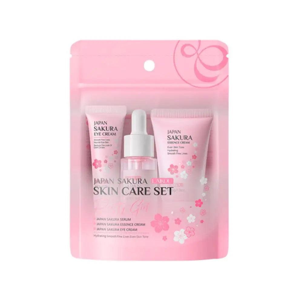 Sakura Skincare Gift Set – Cream, Toner, Serum & More (3/5pcs)
