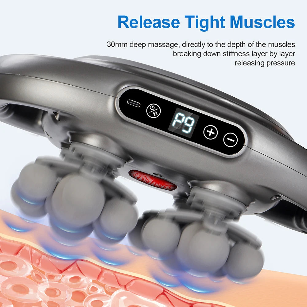 Fascia Gun – 42-Head High-Frequency Vibration Massage Gun | Full Body, Back, Waist, Neck & Shoulder Muscle Massager