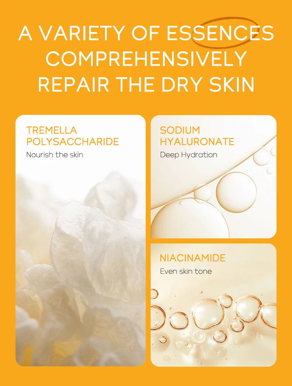 LAIKOU Vitamin C Skincare Set – Serum, Eye & Face Cream (3pcs)