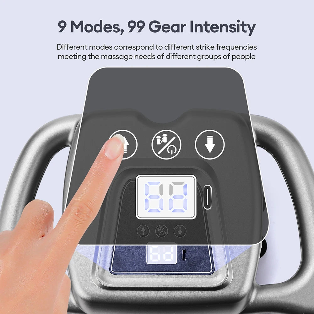 Fascia Gun – 42-Head High-Frequency Vibration Massage Gun | Full Body, Back, Waist, Neck & Shoulder Muscle Massager