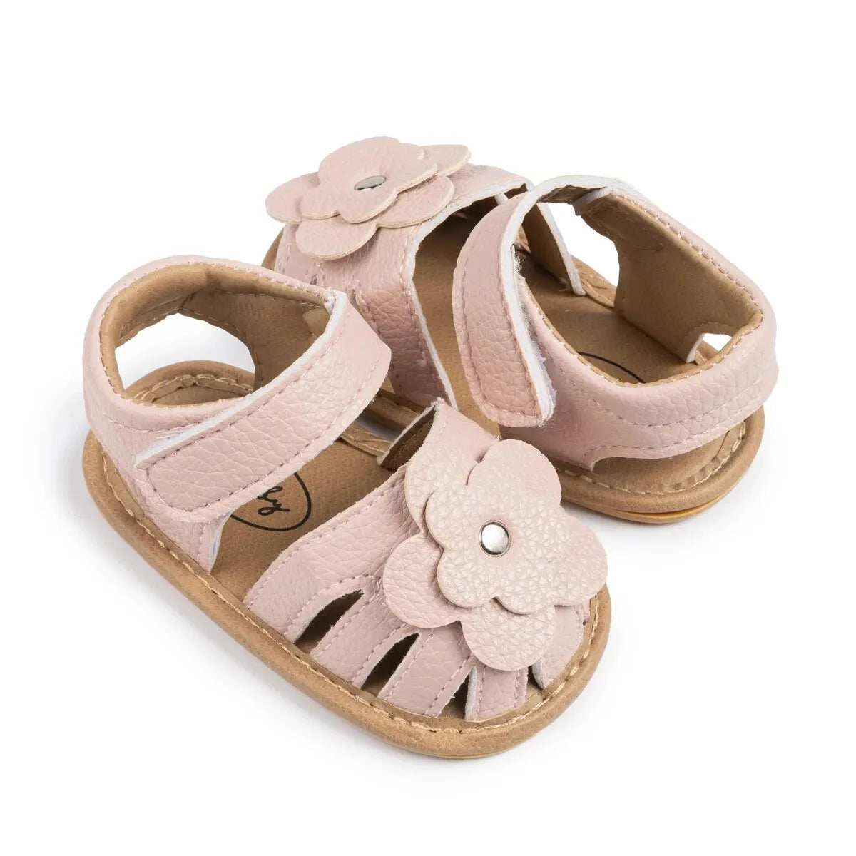 Baby Girl Flower Sandals – Soft Sole Non-Slip Dress Shoes