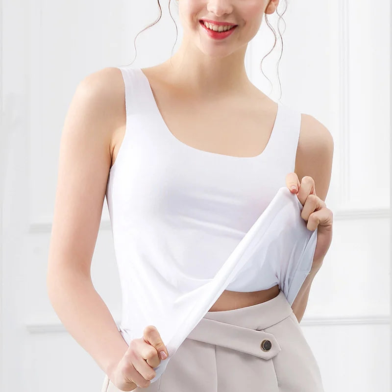Seamless Summer Tank Top – Tight Fit & Casual Street Style