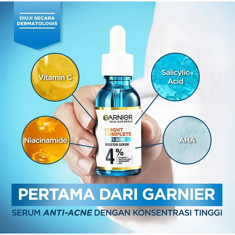 Garnier Whitening Serum – Clears Acne Marks & Tightens Pores
