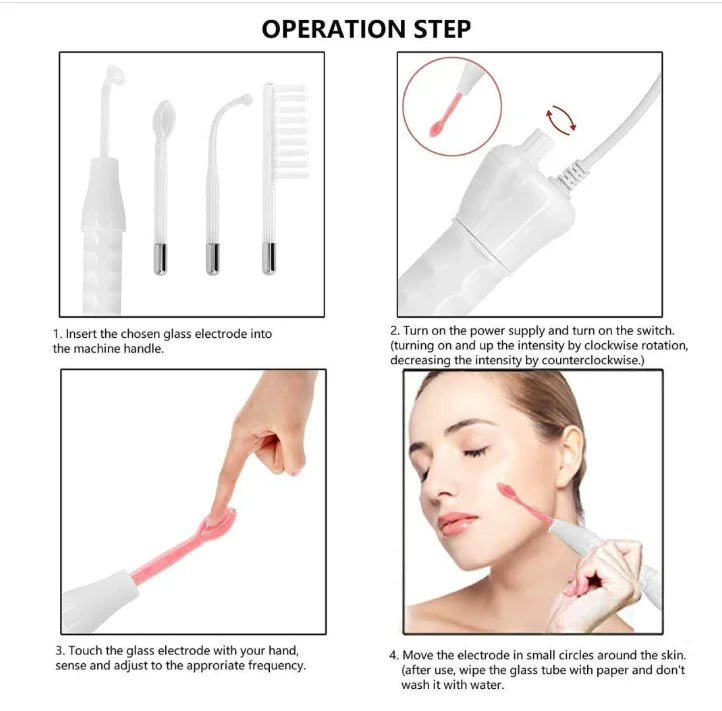 4-in-1 Handheld Microcurrent Facial Device – Skin Care Face Tool