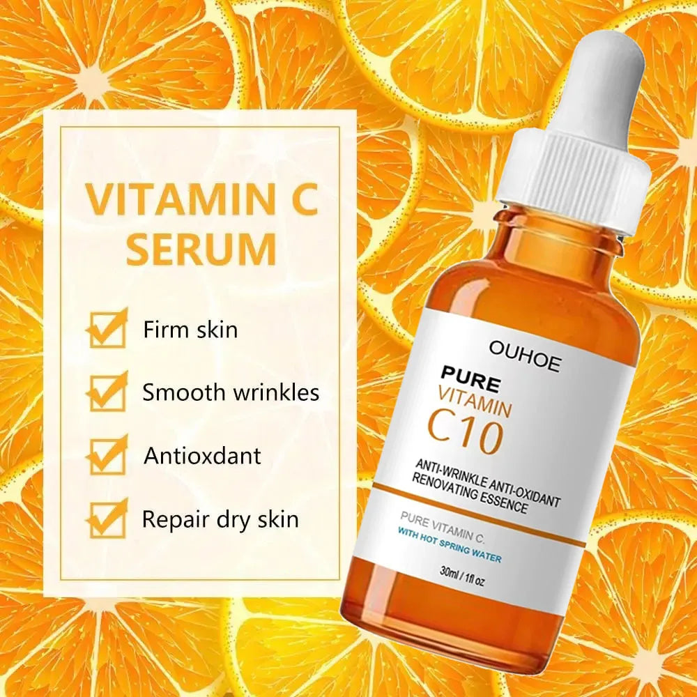 Vitamin C Face Serum – Anti-Aging Wrinkle Remover, Lifting & Brightening Essence