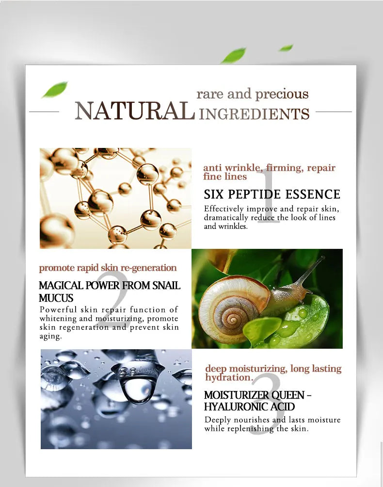 ARTISCARE Snail Repair & Peptide Facial Cream – 2PCS Moisturizing & Nourishing Skin Care Set