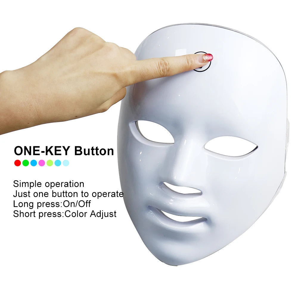 LED Face & Neck Beauty Machine – Skin Care Massager for Tightening, Lifting & Rejuvenation