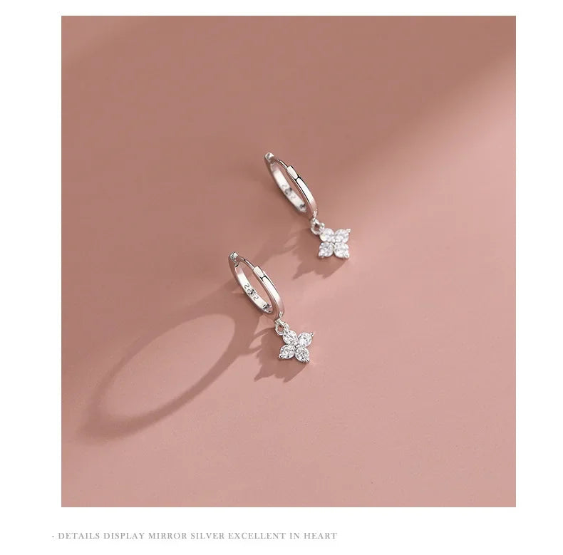 925 Sterling Silver Leaf Earrings – Hypoallergenic Party Jewelry for Women