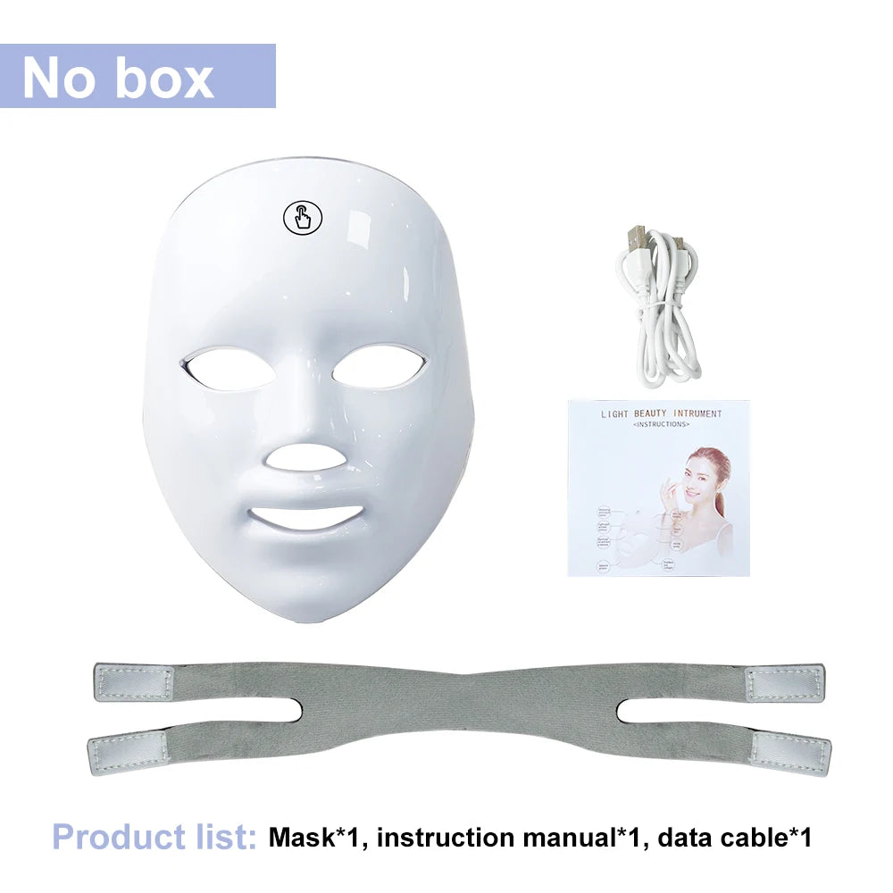 LED Face & Neck Beauty Machine – Skin Care Massager for Tightening, Lifting & Rejuvenation