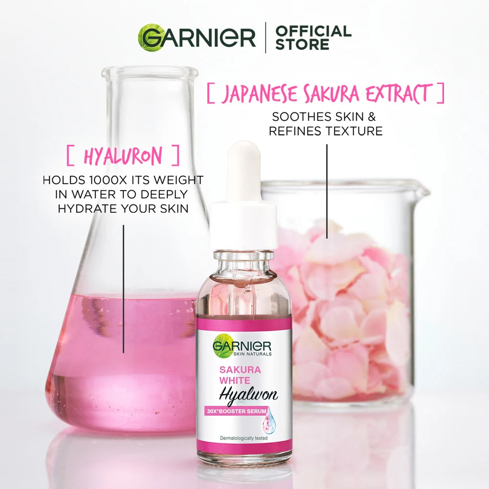 Garnier Whitening Serum – Clears Acne Marks & Tightens Pores